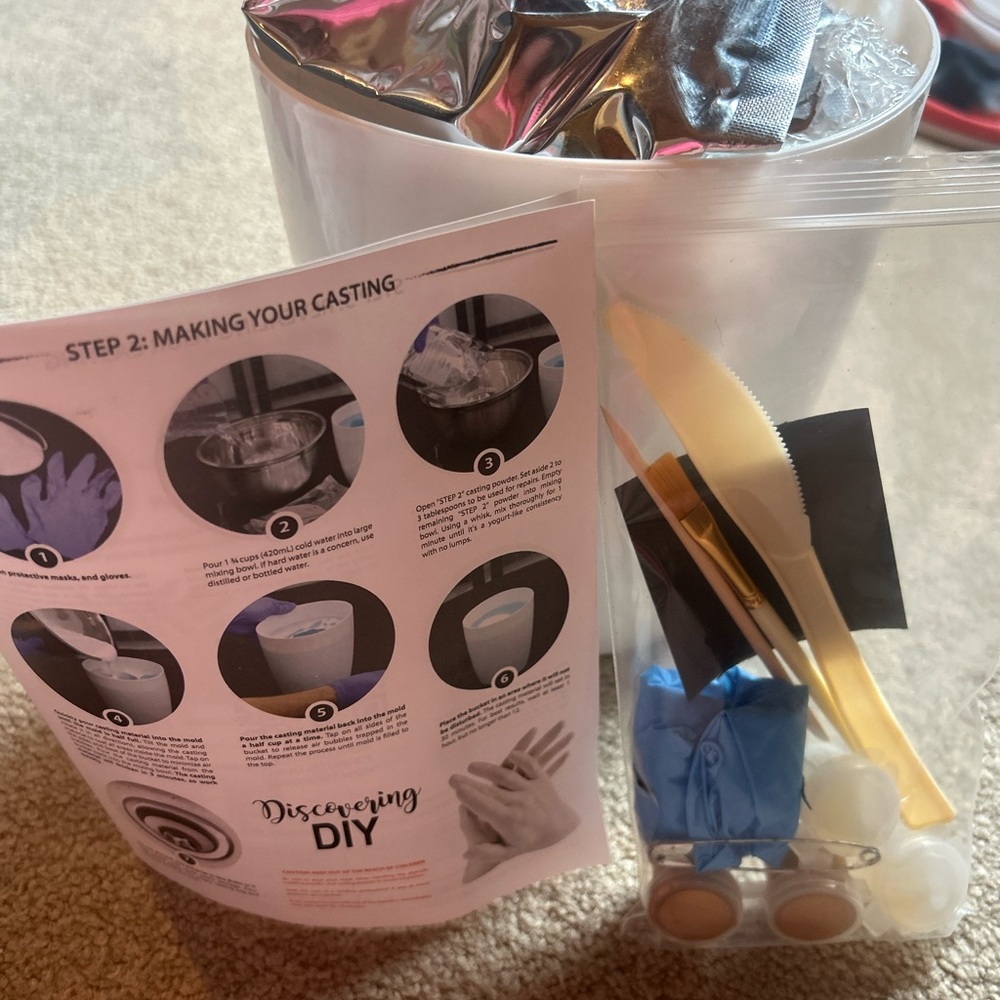 Hand Crafted Hand Casting Kit - Picture 3 of 7